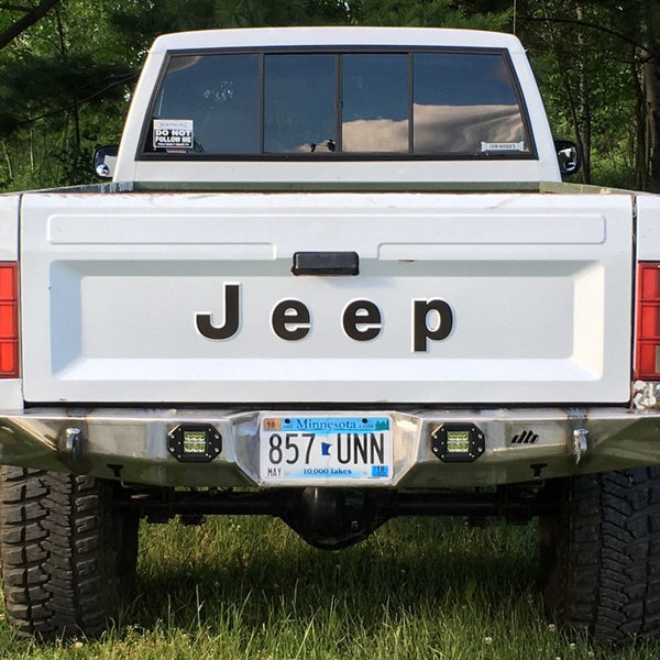 Manta Ray Rear Bumper - Jeep Comanche MJ - DirtBound Offroad
