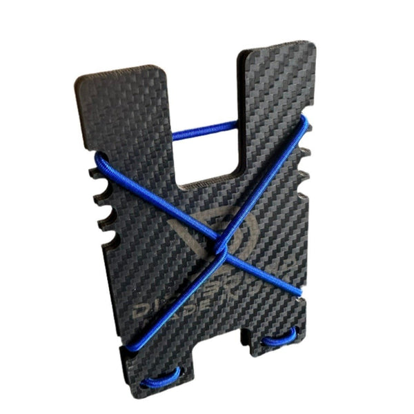 Handcrafted Carbon Fiber Wallet with Power Stroke Turbo Diesel Design - DirtBound Offroad