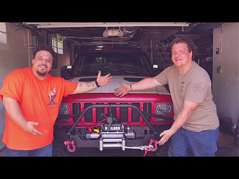 Extreme Front Winch Bumper with Pre-Runner Hoop | Jeep Cherokee XJ & Comanche MJ (1984-2001)