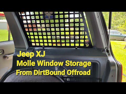 Window Storage Rack | Molle Pattern | Jeep Cherokee XJ (1984-2001)