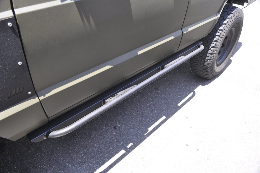 Deluxe Rock Sliders for XJs with Frame Plating - Weld On | Jeep Cherokee XJ 84-01 - DirtBound Offroad