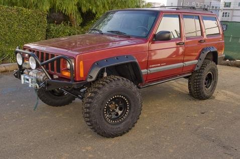 Extreme Front Winch Bumper | Grille Guard Hoop | Jeep XJ/MJ - DirtBound ...