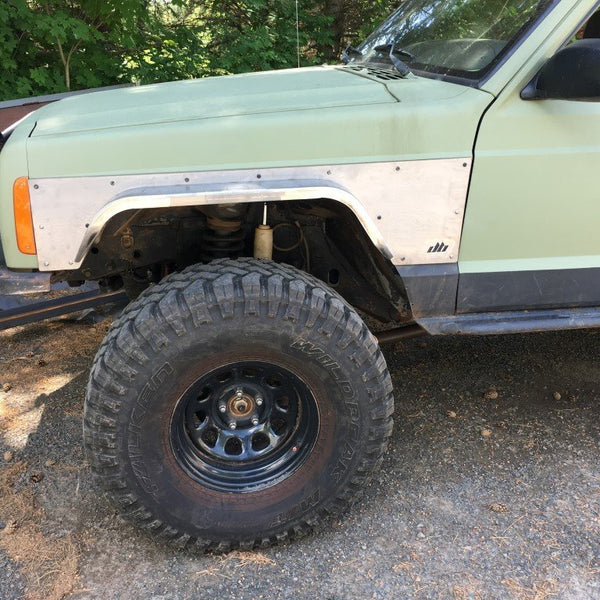 Front Steel Fender Armor & Flares | Jeep Cherokee XJ - DirtBound Offroad