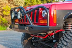 Manta Ray Front Winch Bumper | Grille Guard Hoop | Jeep XJ/MJ - DirtBound Offroad