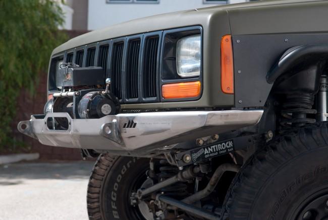 Manta Ray Front Winch Bumper | No Hoop | Jeep XJ/MJ - DirtBound Offroad
