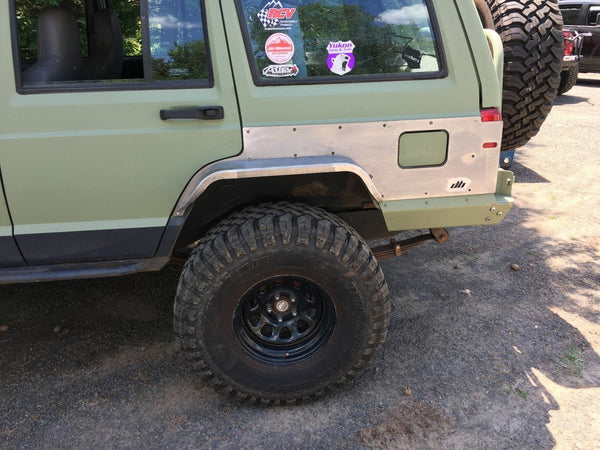 Rear Steel Fender Armor & Flares | Jeep Cherokee XJ - DirtBound Offroad