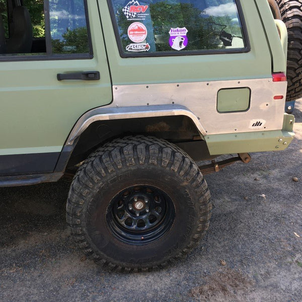 Rear Steel Fender Armor & Flares | Jeep Cherokee XJ - DirtBound Offroad