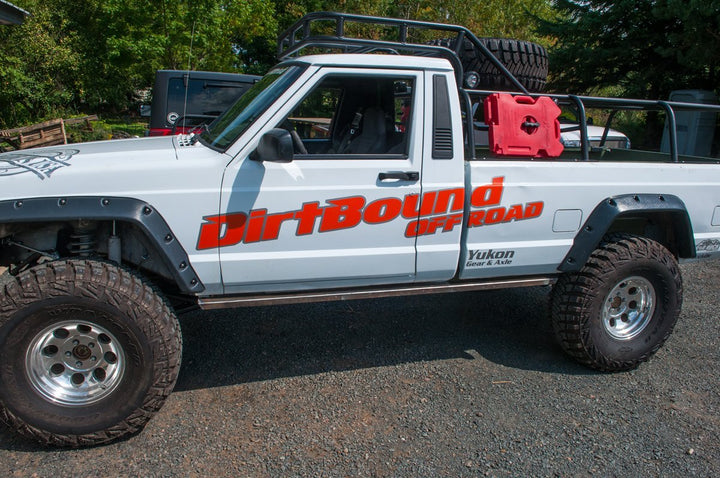 Rock Sliders | Long Bed | Jeep Comanche MJ - DirtBound Offroad