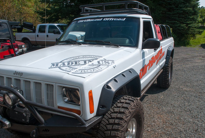 Rock Sliders | Long Bed | Jeep Comanche MJ - DirtBound Offroad