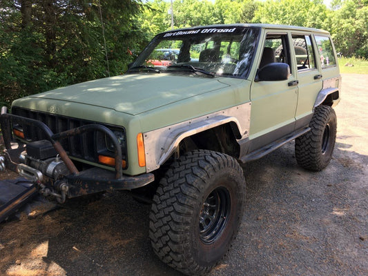 Front Steel Fender Armor & Flares | Jeep Cherokee XJ - DirtBound