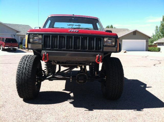 Stubby Front Recovery Bumper | Jeep XJ/MJ - DirtBound Offroad